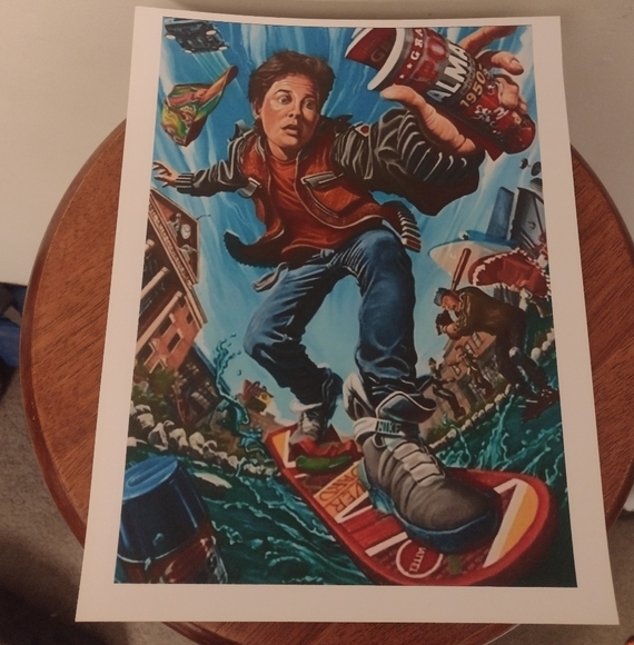 NEW!💯 MARTY MCFLY 8.5x11 ULTRA GLOSSY COLOR ART WALL/LOCKER KIDS/TEENS POSTER! - Picture 7 of 7